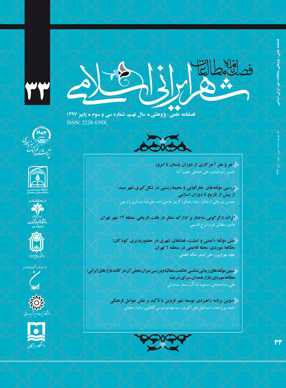  علی رضا رحمت نیا در مجله شهر ایرانی اسلامی